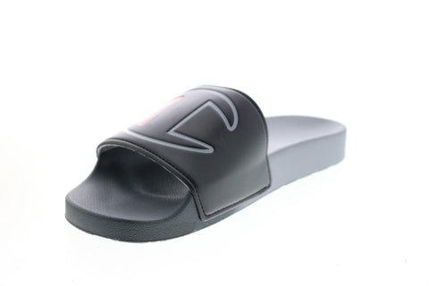 Champion Ipo Split CP101068M Mens Black Synthetic Sandals Slides Shoes
