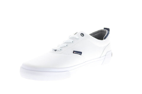 Champion Swipe CP101055M Mens White Canvas Lifestyle Sneakers Shoes