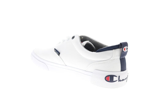 Champion Swipe CP101055M Mens White Canvas Lifestyle Sneakers Shoes