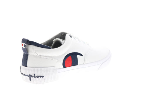 Champion Swipe CP101055M Mens White Canvas Lifestyle Sneakers Shoes