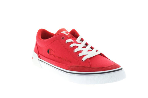 Champion Bandit CP101058M Mens Red Canvas Lifestyle Sneakers Shoes