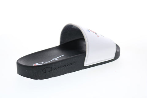 Champion Ipo Circular CP101077M Mens White Synthetic Slides Sandals Shoes