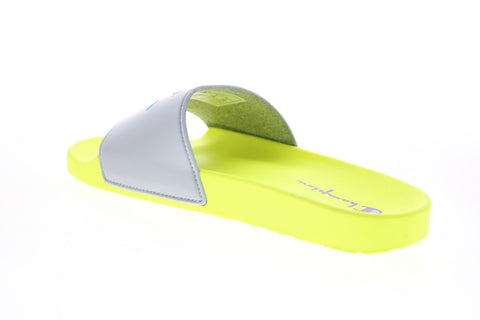 Champion IPO Circular CP101079M Mens Gray Synthetic Slides Sandals Shoes