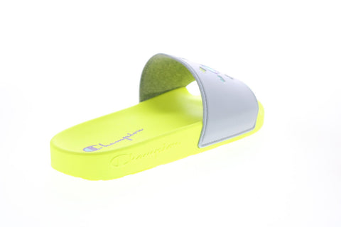 Champion IPO Circular CP101079M Mens Gray Synthetic Slides Sandals Shoes
