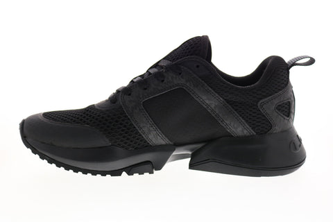 Champion D1 Lite CP101112M Mens Black Mesh Slip On Lifestyle Sneakers Shoes