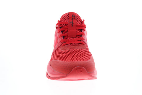 Champion D1 Lite CP101114M Mens Red Mesh Slip On Lifestyle Sneakers Shoes
