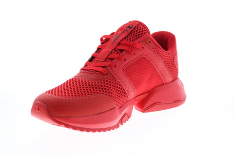 Champion D1 Lite CP101114M Mens Red Mesh Slip On Lifestyle Sneakers Shoes