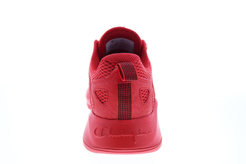 Champion D1 Lite CP101114M Mens Red Mesh Slip On Lifestyle Sneakers Shoes