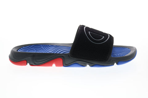 Champion Hyper Catch CP101124M Mens Black Canvas Slides Sandals Shoes