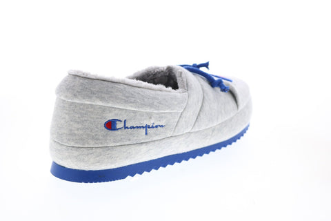 Champion University II Oxford CP101162M Mens Gray Canvas Moccasins Slippers Shoes