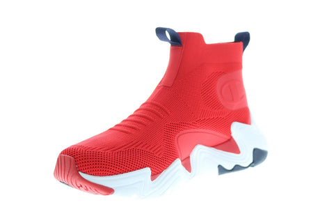 Champion Hyper C. Raw CP101164M Mens Red Mesh Lifestyle Sneakers Shoes