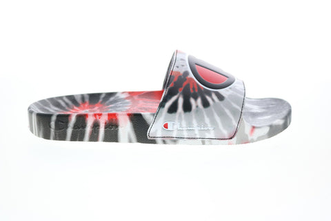 Champion IPO Tie Dye CP101192M Mens Gray Synthetic Slides Sandals Shoes