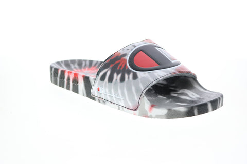 Champion IPO Tie Dye CP101192M Mens Gray Synthetic Slides Sandals Shoes