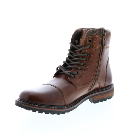 Crevo Camden CV1217-226 Mens Brown Leather Casual Dress Boots