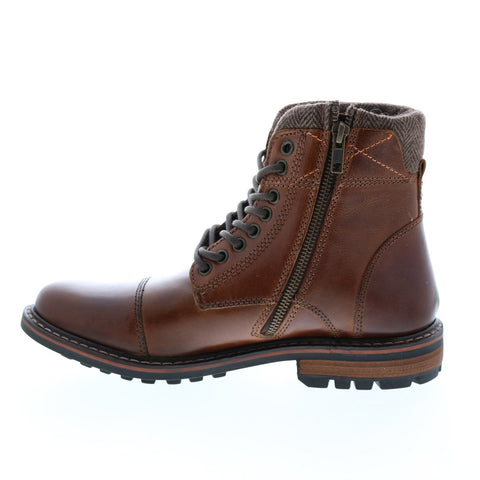 Crevo Camden CV1217-226 Mens Brown Leather Casual Dress Boots