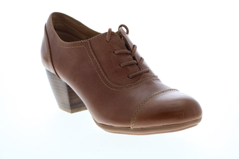 Comfortiva Angelique 4-I Heel CT0006300 Womens Brown Leather Ankle & Booties Boots