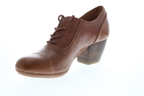 Comfortiva Angelique 4-I Heel CT0006300 Womens Brown Leather Ankle & Booties Boots