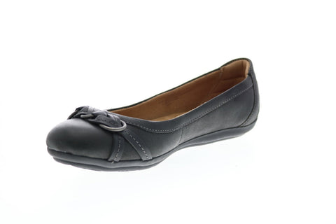 Comfortiva Maloree Flat CT0007801 Womens Black Leather Ballet Flats Shoes