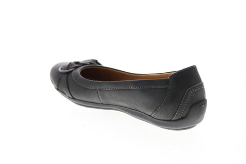 Comfortiva Maloree Flat CT0007801 Womens Black Leather Ballet Flats Shoes
