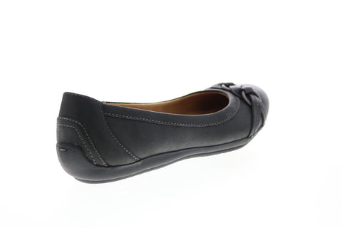 Comfortiva Maloree Flat CT0007801 Womens Black Leather Ballet Flats Shoes
