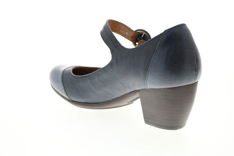 Comfortiva Alora Maryjane Heel CT0008807 Womens Blue Leather Pumps Heels Shoes