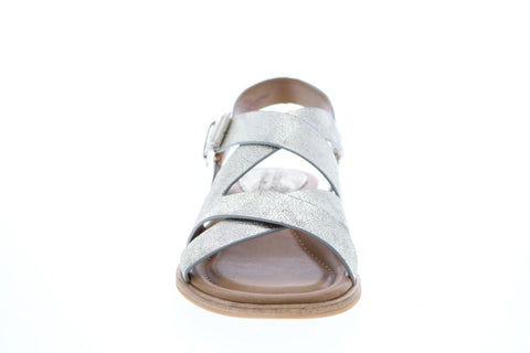 Comfortiva Devera Flat CT0012308 Womens Silver Slingback Sandals Shoes