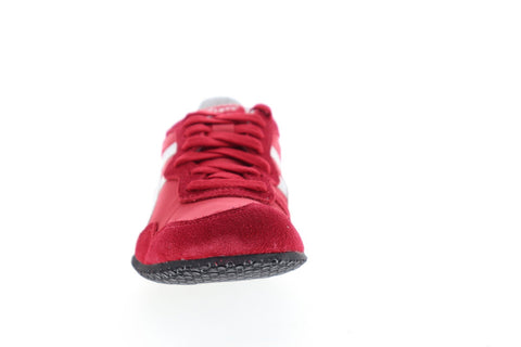 Onitsuka Tiger Serrano D109L-2502 Mens Red Suede Low Top Sneakers Shoes