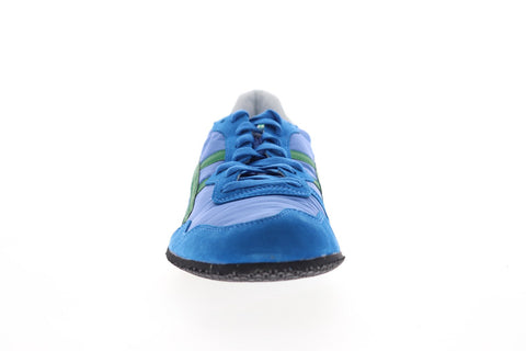 Onitsuka Tiger Serrano D109L-4284 Mens Blue Suede Low Top Sneakers Shoes