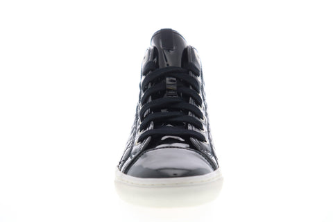 Geox Giyo D4258A000HHC9999 Womens Black Synthetic Lace Up Euro Sneakers Shoes