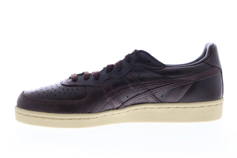 Onitsuka Tiger Gsm D7H1L-2929 Mens Brown Leather Low Top Sneakers Shoes