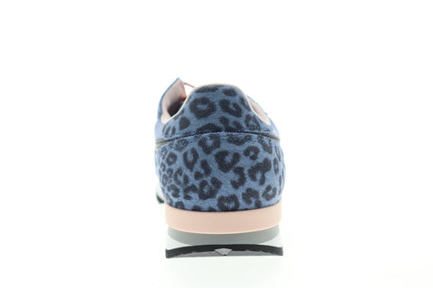 Onitsuka Tiger Alvarado D7J7L-4690 Womens Blue Suede Low Top Sneakers Shoes