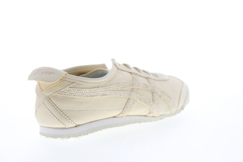 Onitsuka Tiger Mexico 66 D7L0L-0202 Mens Beige Leather Low Top Sneakers Shoes