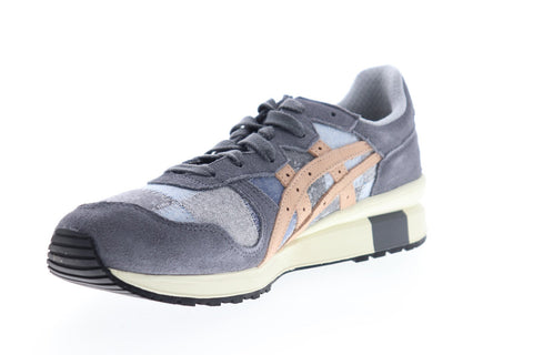 Onitsuka Tiger Tiger Ally D7N1N-4905 Mens Blue Suede Low Top Sneakers Shoes