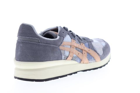 Onitsuka Tiger Tiger Ally D7N1N-4905 Mens Blue Suede Low Top Sneakers Shoes