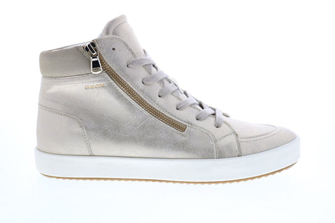 Geox Blomiee D826HA0PVAFC6738 Womens Gray Synthetic Euro Sneakers Shoes