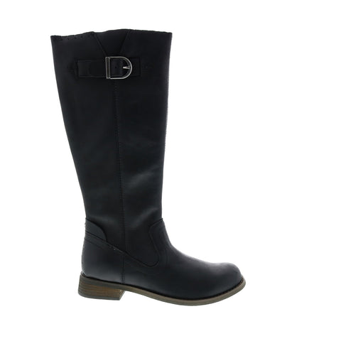 Harley-Davidson Keyser D84484 Womens Black Leather Zipper Casual Dress Boots