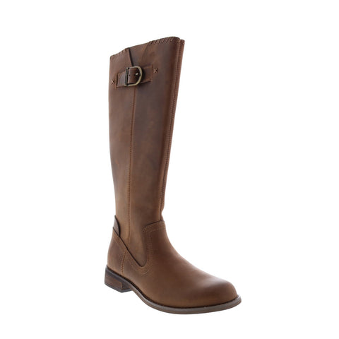 Harley-Davidson Keyser D84486 Womens Brown Leather Strap Knee High Boots