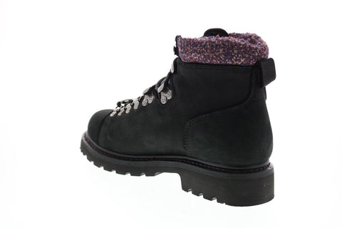 Harley-Davidson Akers D84549 Womens Black Leather Lace Up Motorcycle Boots