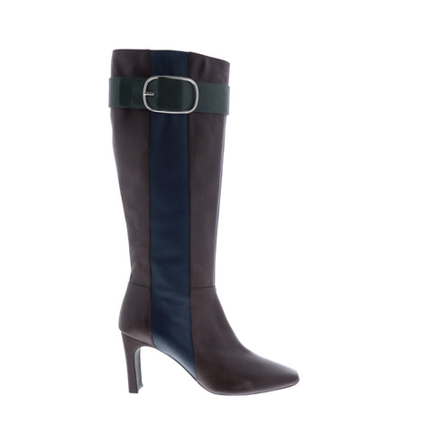 Geox Vivyanne High D849SB00085C7J4E Womens Red Leather Knee High Boots