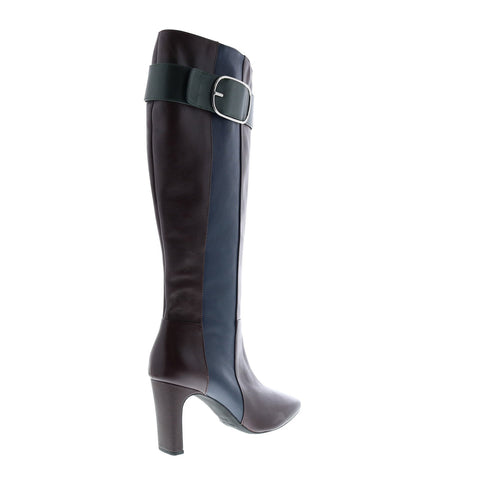 Geox Vivyanne High D849SB00085C7J4E Womens Red Leather Knee High Boots