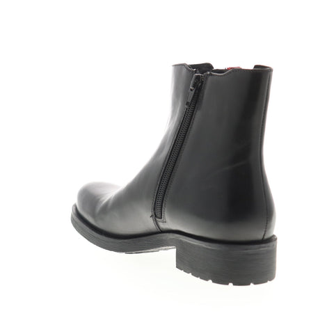 Geox Donna New Virna D9251B043BCC0127 Womens Black Leather Casual Dress Boots