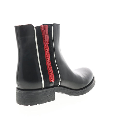 Geox Donna New Virna D9251B043BCC0127 Womens Black Leather Casual Dress Boots