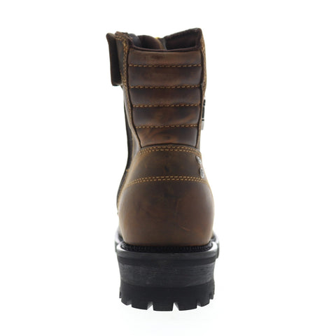 Harley-Davidson Hedman D93552 Mens Brown Leather Motorcycle Boots Shoes