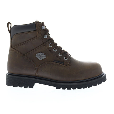 Harley-Davidson Gavern Composite Toe D93568 Mens Brown Motorcycle Boots Shoes