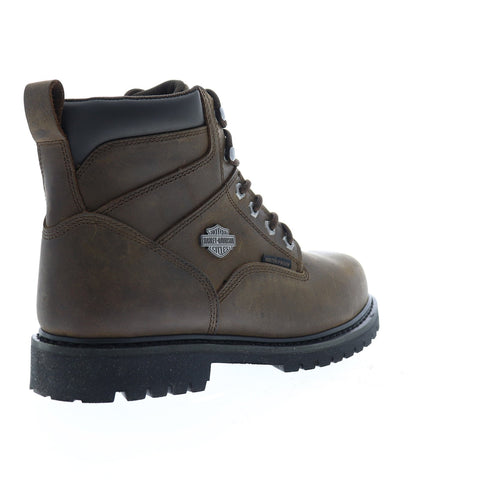 Harley-Davidson Gavern Composite Toe D93568 Mens Brown Motorcycle Boots Shoes