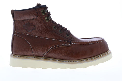 Harley-Davidson Bosworth Composite Toe D93574 Mens Brown Work Boots Shoes