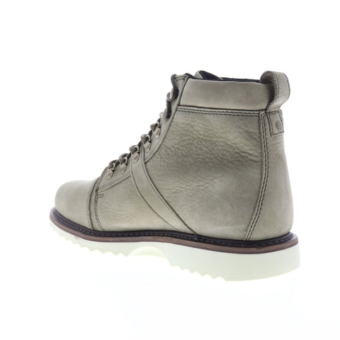 Harley-Davidson Hickman D93587 Mens Brown Leather Lace Up Motorcycle Boots Shoes