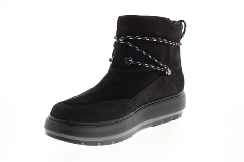 Geox Kaula B Abx D94AWB07622C9999 Womens Black Nubuck Casual Dress Boots