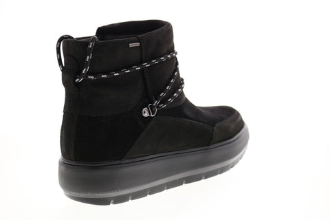 Geox Kaula B Abx D94AWB07622C9999 Womens Black Nubuck Casual Dress Boots