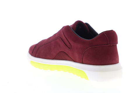 Geox Nexside D94FMA00032C7005 Womens Red Nubuck Euro Sneakers Shoes